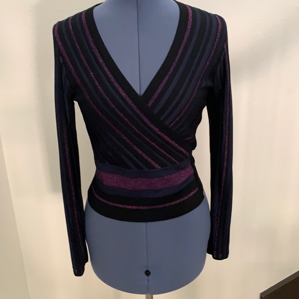 DVF Karen wrap blouse